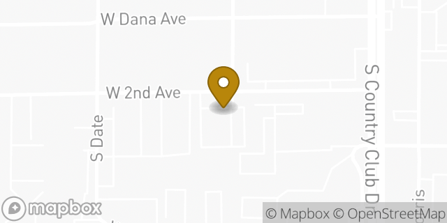 Map showing the location of American Legion 26 in Mesa, AZ 85210
