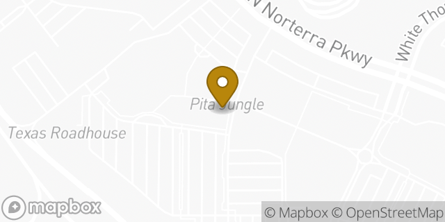 Map showing the location of Buffalo Wild Wings in Phoenix, AZ 85085