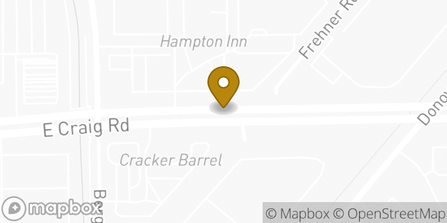 Map showing the location of North Las Vegas - Craig Road HLE in North Las Vegas, NV 89030
