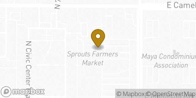 Map showing the location of Sprouts Farmers Market in Scottsdale, AZ 85251