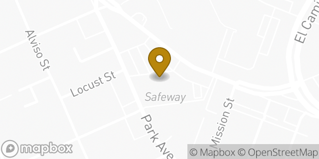 Map showing the location of Safeway in Santa Clara, CA 95050