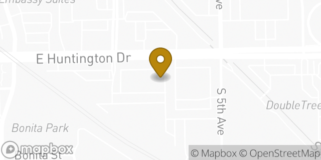 Map showing the location of Olive Garden in Arcadia, CA 91006