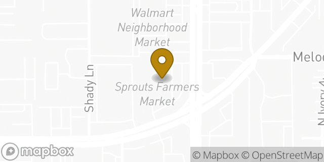 Map showing the location of Sprouts Farmers Market in El Cajon, CA 92021