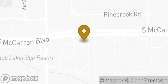 Map showing the location of Starbucks Coffee Company in Reno, NV 89509
