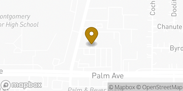 Map showing the location of Starbucks in San Diego, CA 92154