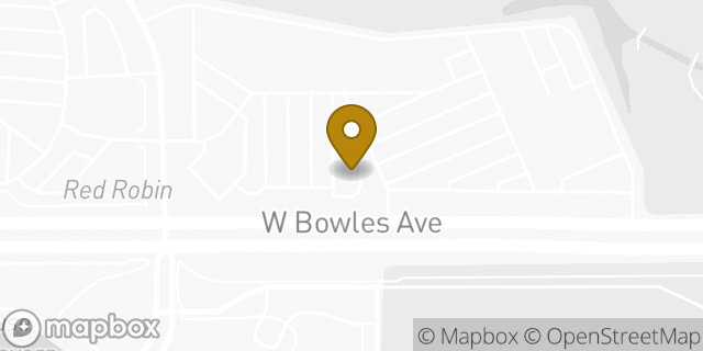 Map showing the location of Bowles in Littleton, CO 80123