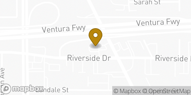 Map showing the location of McDonald's in North Hollywood, CA 91602
