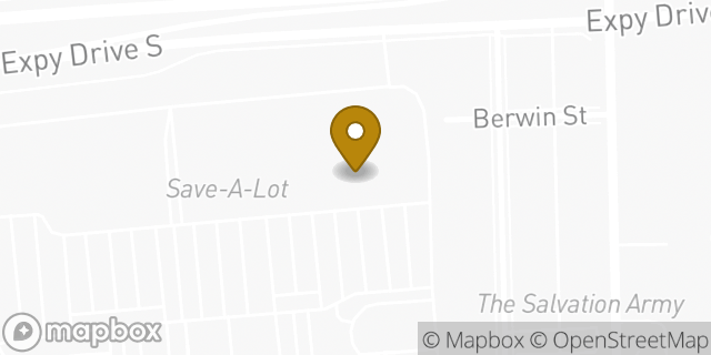 Map showing the location of Planet Fitness in Toledo, OH 43608
