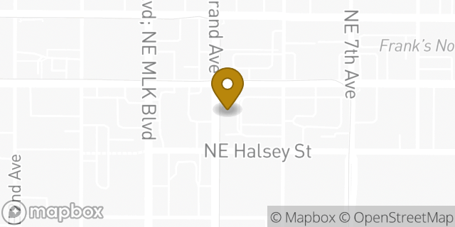 Map showing the location of McDonald's in Portland, OR 97232