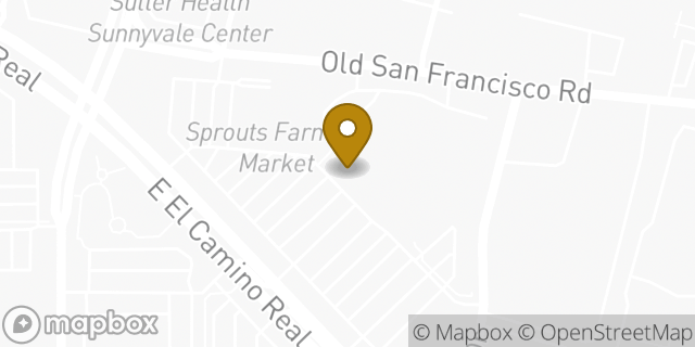 Map showing the location of Amazon Locker - Championship in Sunnyvale, CA 94087