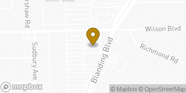 Map showing the location of Walgreens in Jacksonville, FL 32210