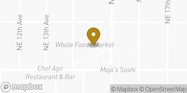 Map showing the location of Whole Foods Market in Portland, OR 97212