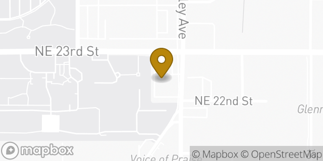 Map showing the location of 7-Eleven in Oklahoma City, OK 73105
