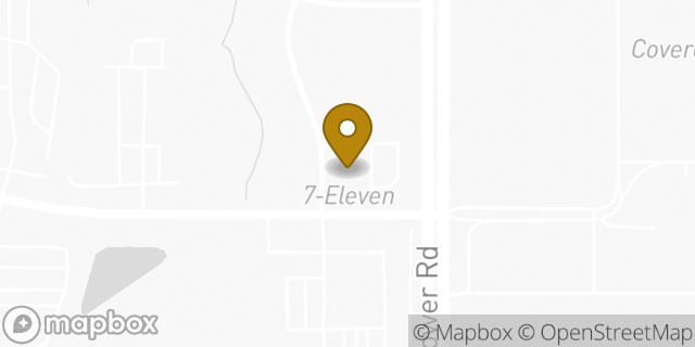 Map showing the location of 7-Eleven in Commerce City, CO 80022