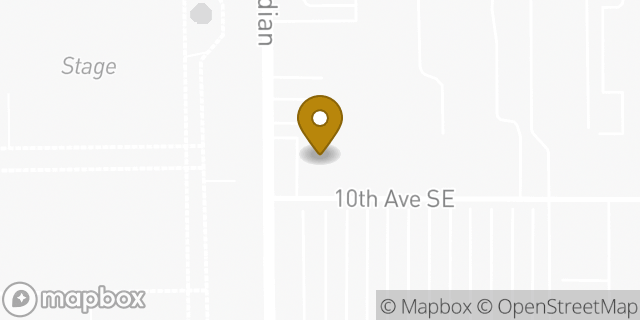 Map showing the location of Amazon Locker - Hindley in Puyallup, WA 98371
