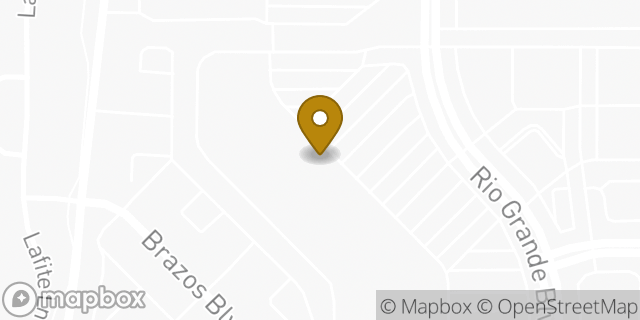 Map showing the location of HomeGoods in Euless, TX 76039