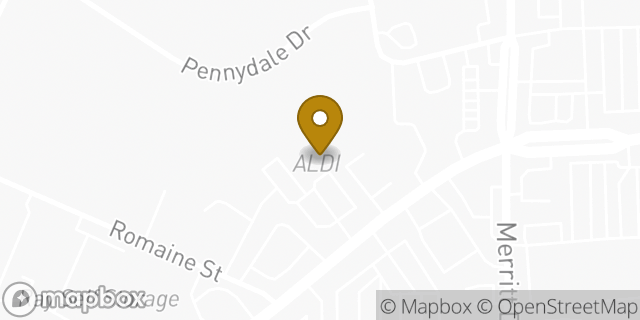 Map showing the location of Aldi in Greensboro, NC 27407