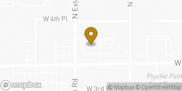 Map showing the location of ATM Walgreens in Mesa, AZ 85201