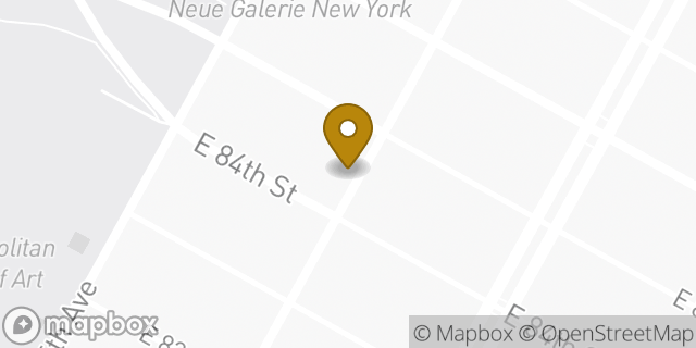 Map showing the location of Starbucks in New York, NY 10028