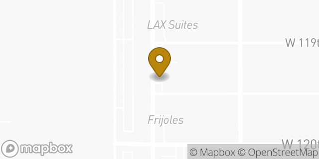 Map showing the location of Subway in Inglewood, CA 90304