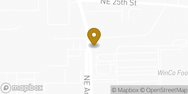 Map showing the location of Coinme in Vancouver, WA 98661