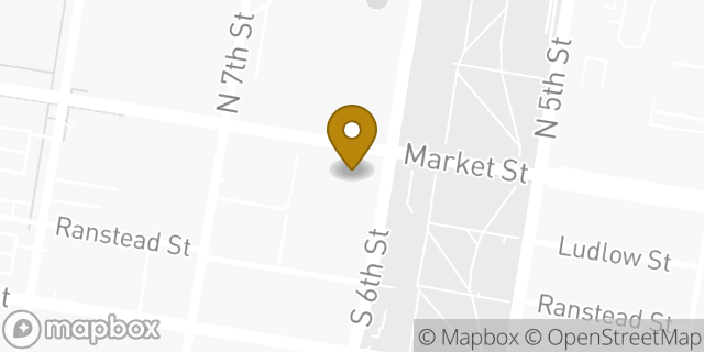 Map showing the location of La Colombe Coffee Roasters in Philadelphia, PA 19106