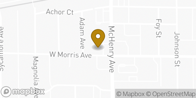 Map showing the location of Amazon Locker - Elisha in Modesto, CA 95354