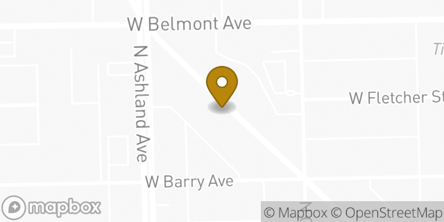 Map showing the location of Pearle Vision in Chicago, IL 60657