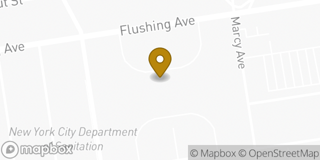 Map showing the location of Amazon Locker - Trolley in Brooklyn, NY 11206