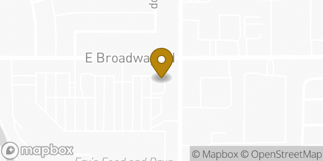 Map showing the location of Whataburger in Mesa, AZ 85204