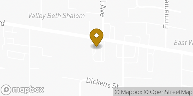 Map showing the location of McDonald's in Encino, CA 91436