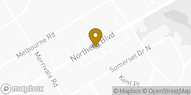 Map showing the location of Chase ATM in Great Neck, NY 11021