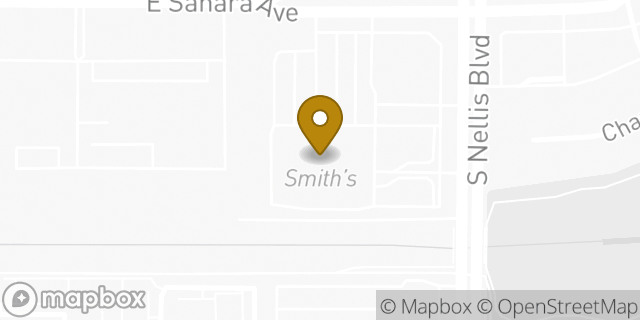 Map showing the location of ATM Smiths in Las Vegas, NV 89104