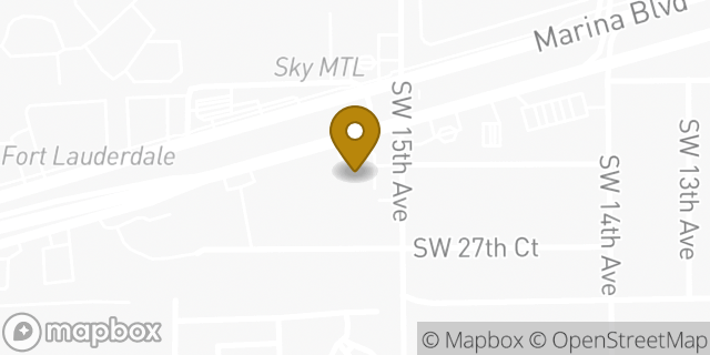 Map showing the location of Amazon Locker - Derek in Fort Lauderdale, FL 33315