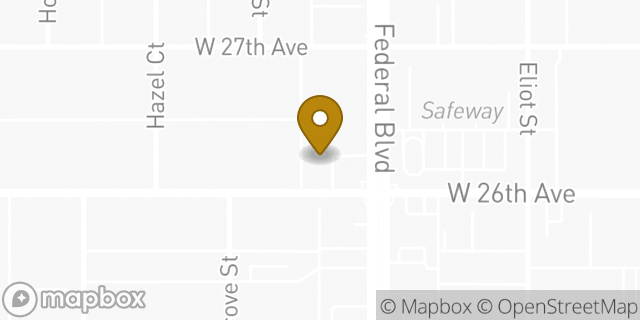 Map showing the location of 7-Eleven in Denver, CO 80211