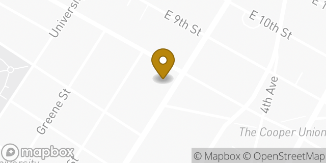 Map showing the location of Citi ATM in New York, NY