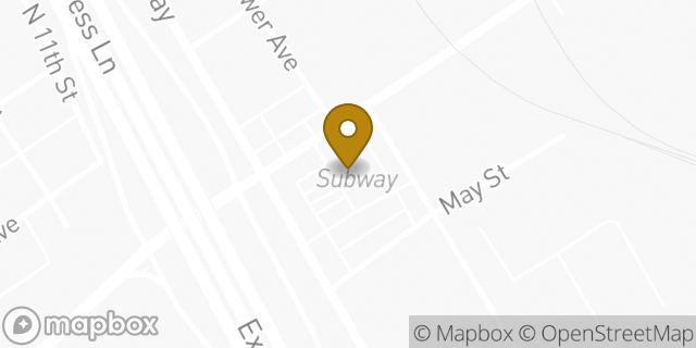 Map showing the location of Subway in St Louis, MO 63147
