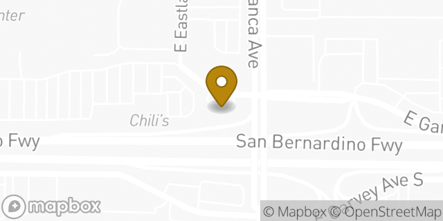 Map showing the location of Starbucks in West Covina, CA 91791