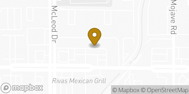 Map showing the location of EZPAWN in Las Vegas, NV 89121