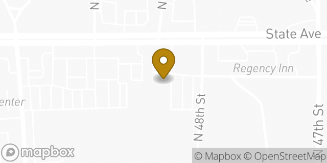 Map showing the location of Aldi in Kansas City, KS 66102