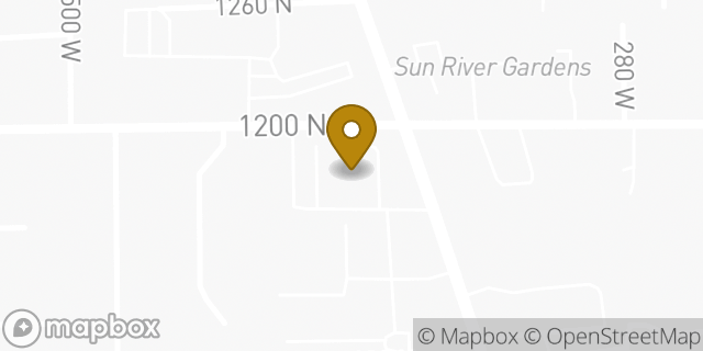 Map showing the location of AutoZone in Orem, UT 84057