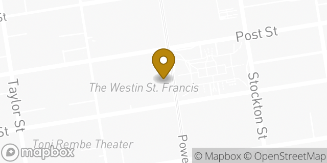 Map showing the location of Hertz in San Francisco, CA 94102
