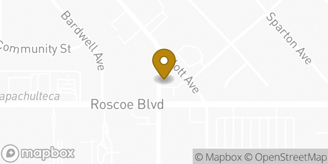Map showing the location of Subway in Panorama City, CA 91402