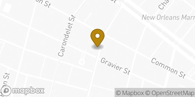 Map showing the location of Chase Bank in New Orleans, LA 70170
