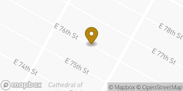 Map showing the location of Hertz in New York, NY 10021