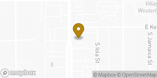Map showing the location of AutoZone in Aurora, CO 80012