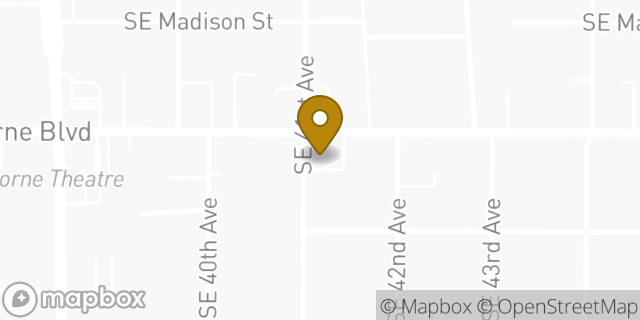 Map showing the location of The UPS Store in Portland, OR 97214