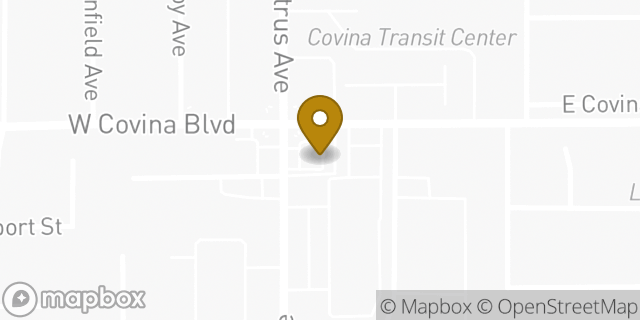 Map showing the location of Amazon Locker - Mound in Covina, CA 91722