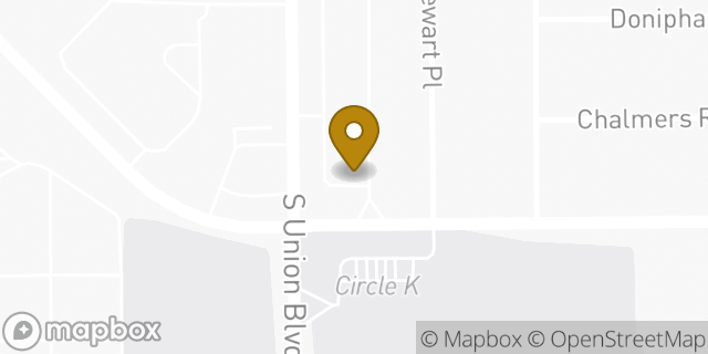 Map showing the location of Amazon Locker - Snowboarding in Colorado Springs, CO 80910