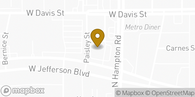 Map showing the location of Cvs Pharmacy in Dallas, TX 75211